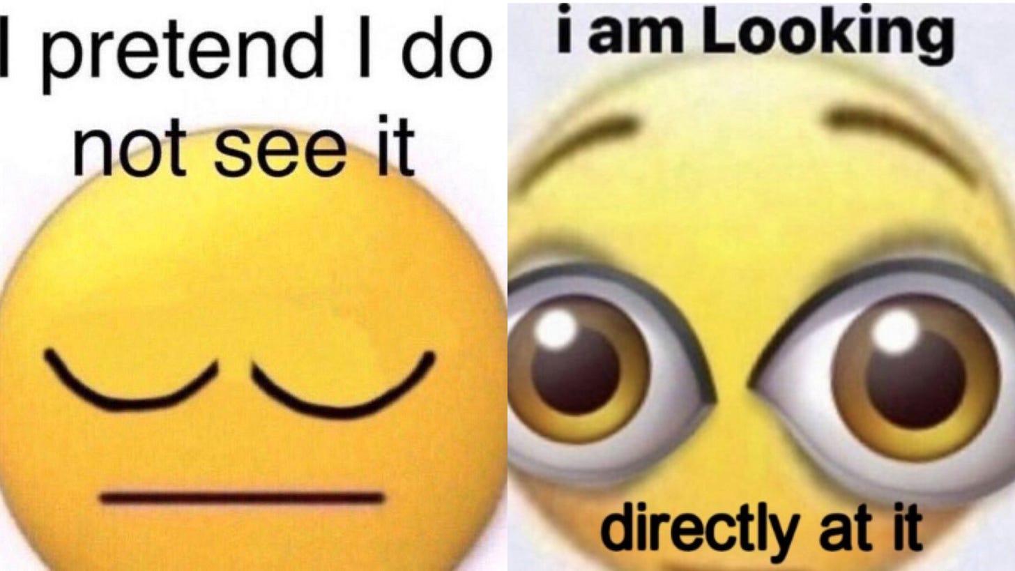 20 'I Pretend I Do Not See It' Memes For All Your Reaction Image Needs |  Know Your Meme