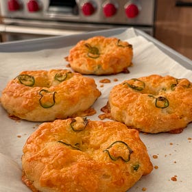 Easy Protein Jalapeño Cheddar Bagels