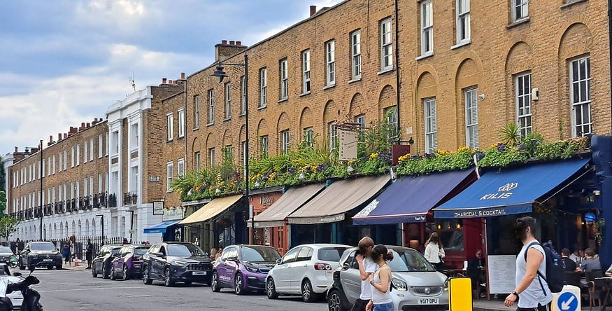 Restaurants and bars in Islington North London