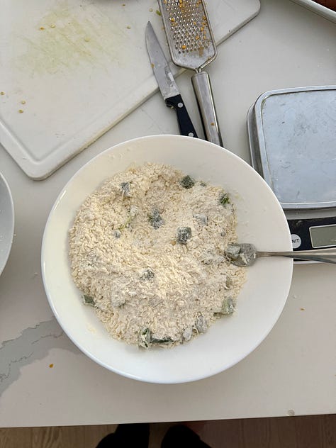 sourdough scones process