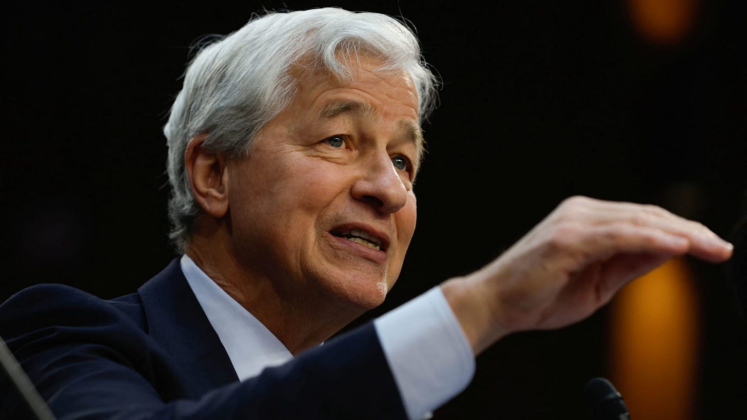 JPMorgan Chase CEO and Chairman Jamie Dimon gestures as he speaks during the U.S. Senate Banking, Housing and Urban Affairs Committee oversight hearing on Wall Street firms, on Capitol Hill in Washington, U.S., December 6, 2023. REUTERS/Evelyn Hockstein