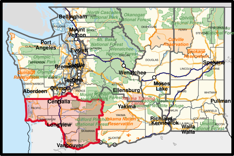 Washington's 3rd congressional district - Wikipedia