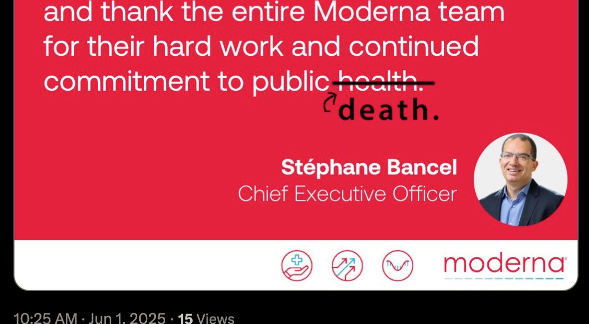 MASS ARRESTS NOW: The Criminal FDA Approves Moderna's mNEXSPIKE® PSYOP-19 "Vaccine"