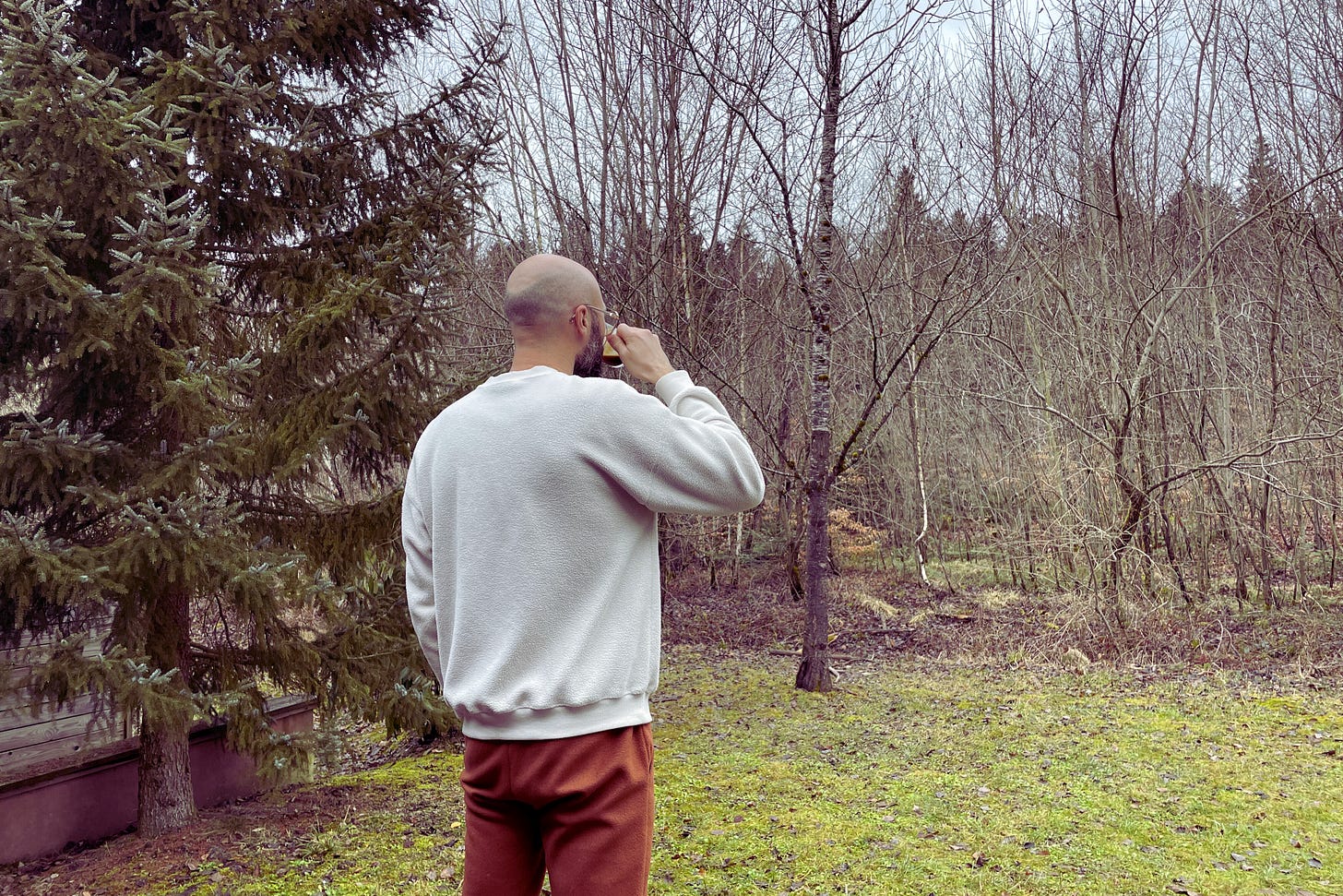 Photo de Yoann dans les Vosges