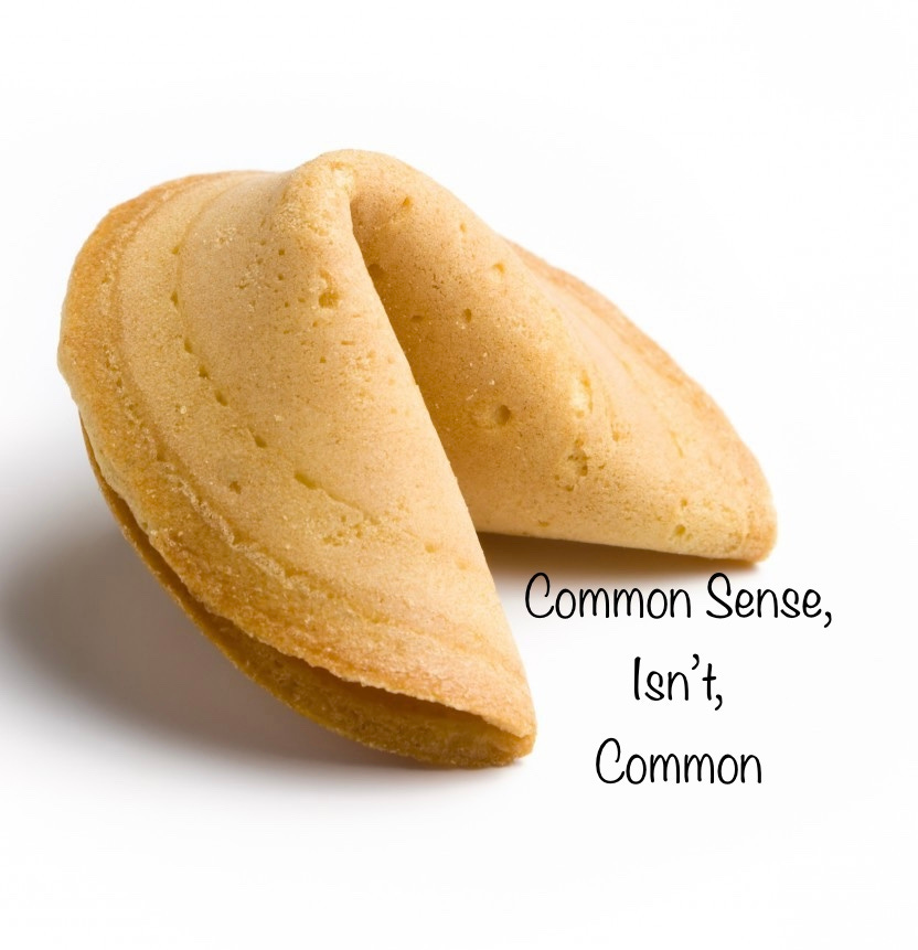 Common Sense, Isn’t, Common