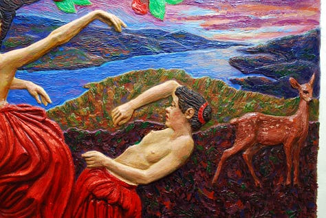 oil on paper sculpture