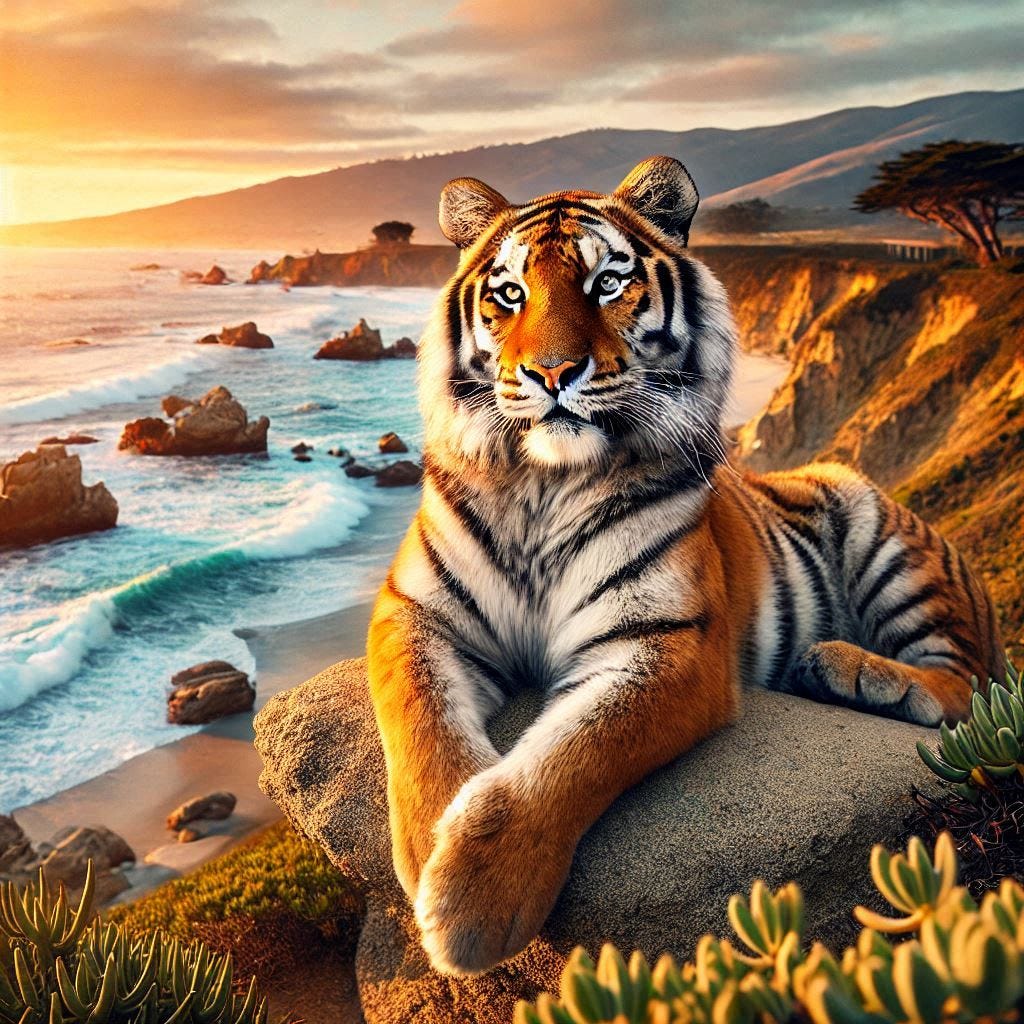 tigger in monterey, California