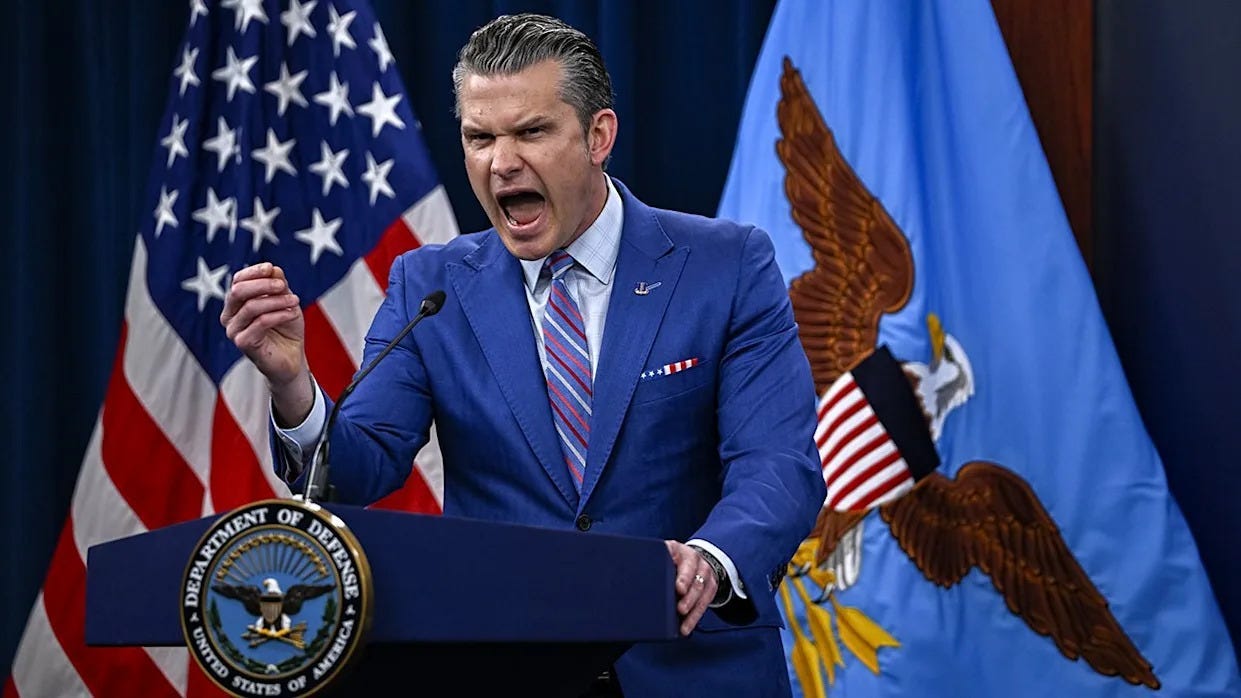 Pete Hegseth melts down over media coverage & gender questions in explosive  Pentagon press conference