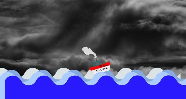 Tidal at sea Tidal at sea