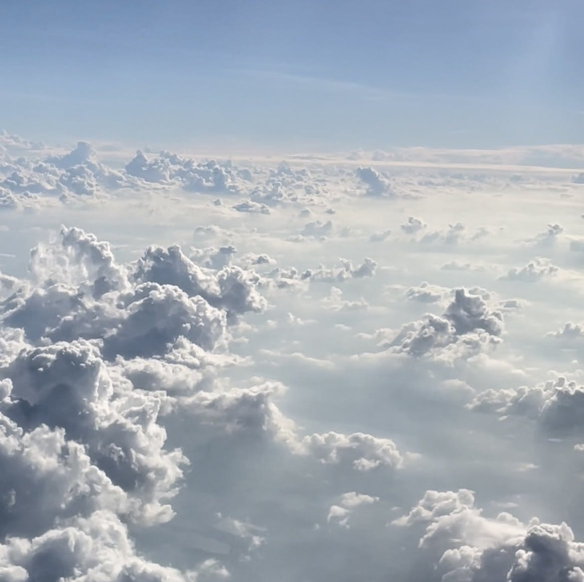 clouds from above clouds from above