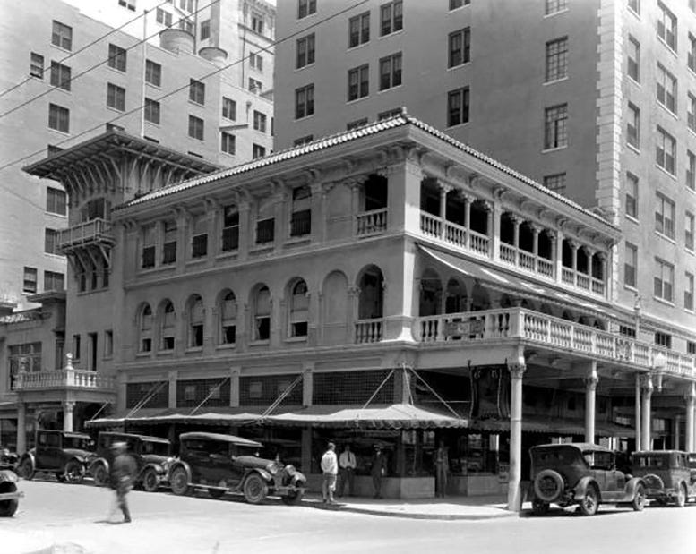 The Elks Club building in downtown Miami on April 17, 1926. The Elks Club building in downtown Miami on April 17, 1926.