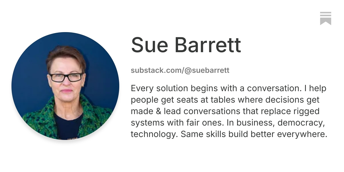 Sue Barrett | Substack