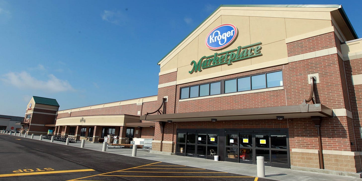 Kroger bets on bigger stores