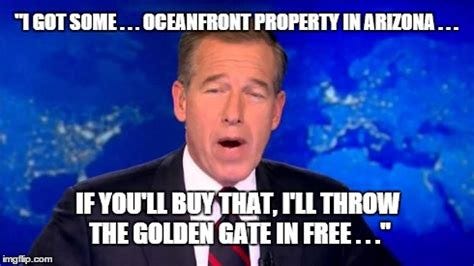 Brian Williams gives it to us Strait! - Imgflip