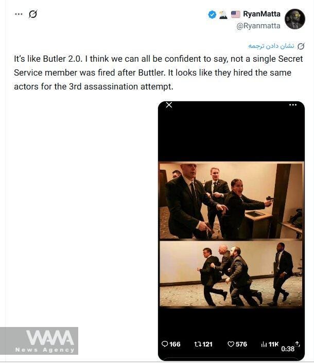  Shooting at the White House Correspondents’ Dinner. Social Media/ WANA News Agency