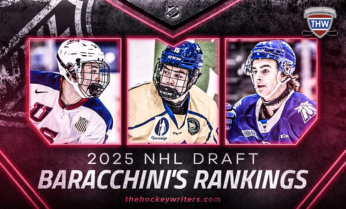 2025 NHL Draft Baracchini's Rankings James Hagens, Porter Martone, and Anton Frondell 2025 NHL Draft Baracchini's Rankings James Hagens, Porter Martone, and Anton Frondell