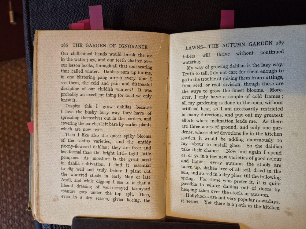 Pages 186 and 187 from Garden of Ignorance