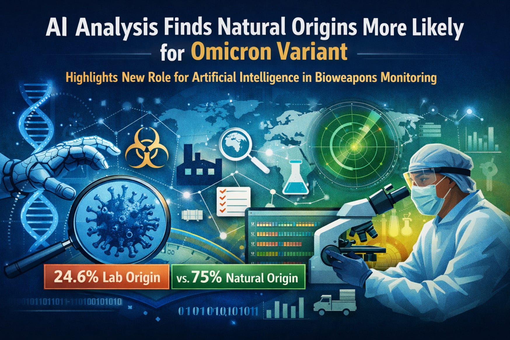 AI Analysis Finds Natural Origins More Likely for Omicron Variant B.1.1 ...