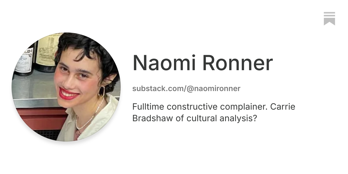 Naomi Ronner | Substack