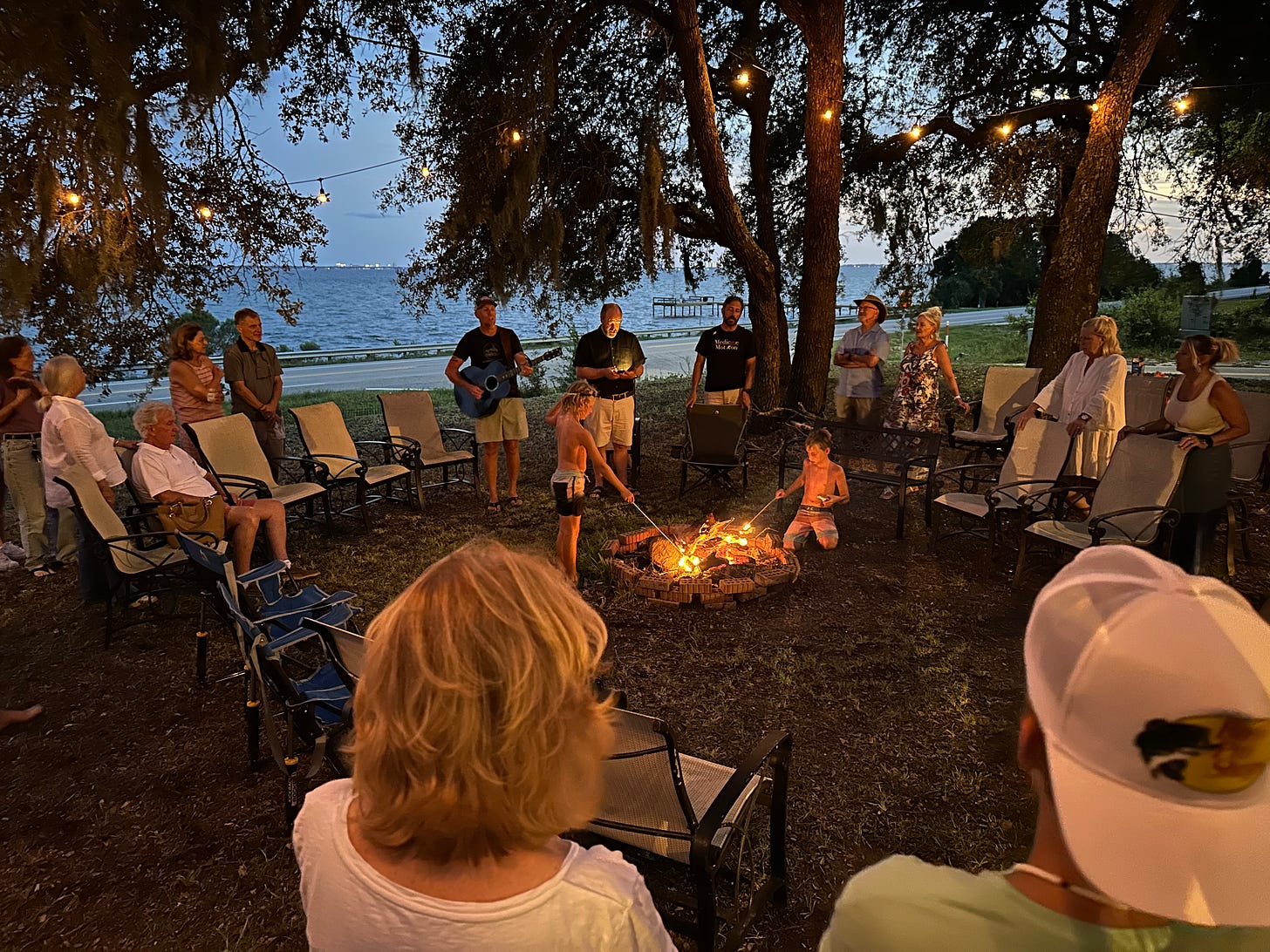A gathered group