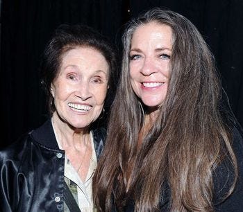 June 7, 2019. Nashville Palace. "This picture is so precious to me! Me and Jan Howard. A true country legend, but most of all to me she has been family! I have known her all my life. She has been my Auntie, my girlfriend, my safe haven from crazy ex-husbands at times, and always there if I called! I love and admire her so much!" Photo by Vicki Langdon.
June 7, 2019. Nashville Palace. "This picture is so precious to me! Me and Jan Howard. A true country legend, but most of all to me she has been family! I have known her all my life. She has been my Auntie, my girlfriend, my safe haven from crazy ex-husbands at times, and always there if I called! I love and admire her so much!" Photo by Vicki Langdon.