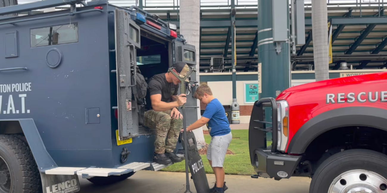 FPL, First Responders Host Touch-A-Truck Hurricane Expo to Promote Storm Preparedness at LECOM Park