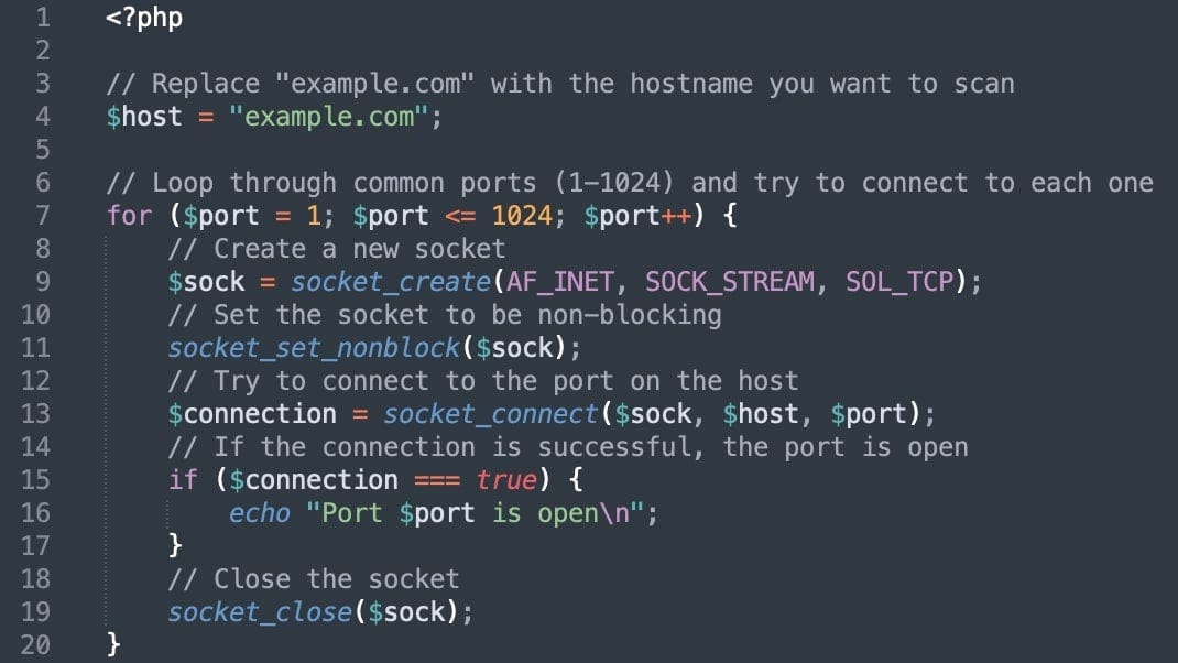 PHP code written by ChatGPT