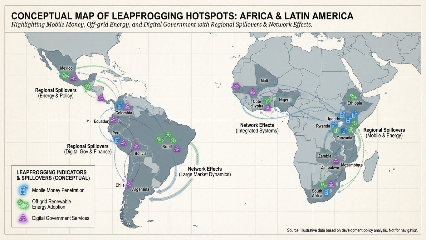Leapfrogging Example Leapfrogging and the New Development Path