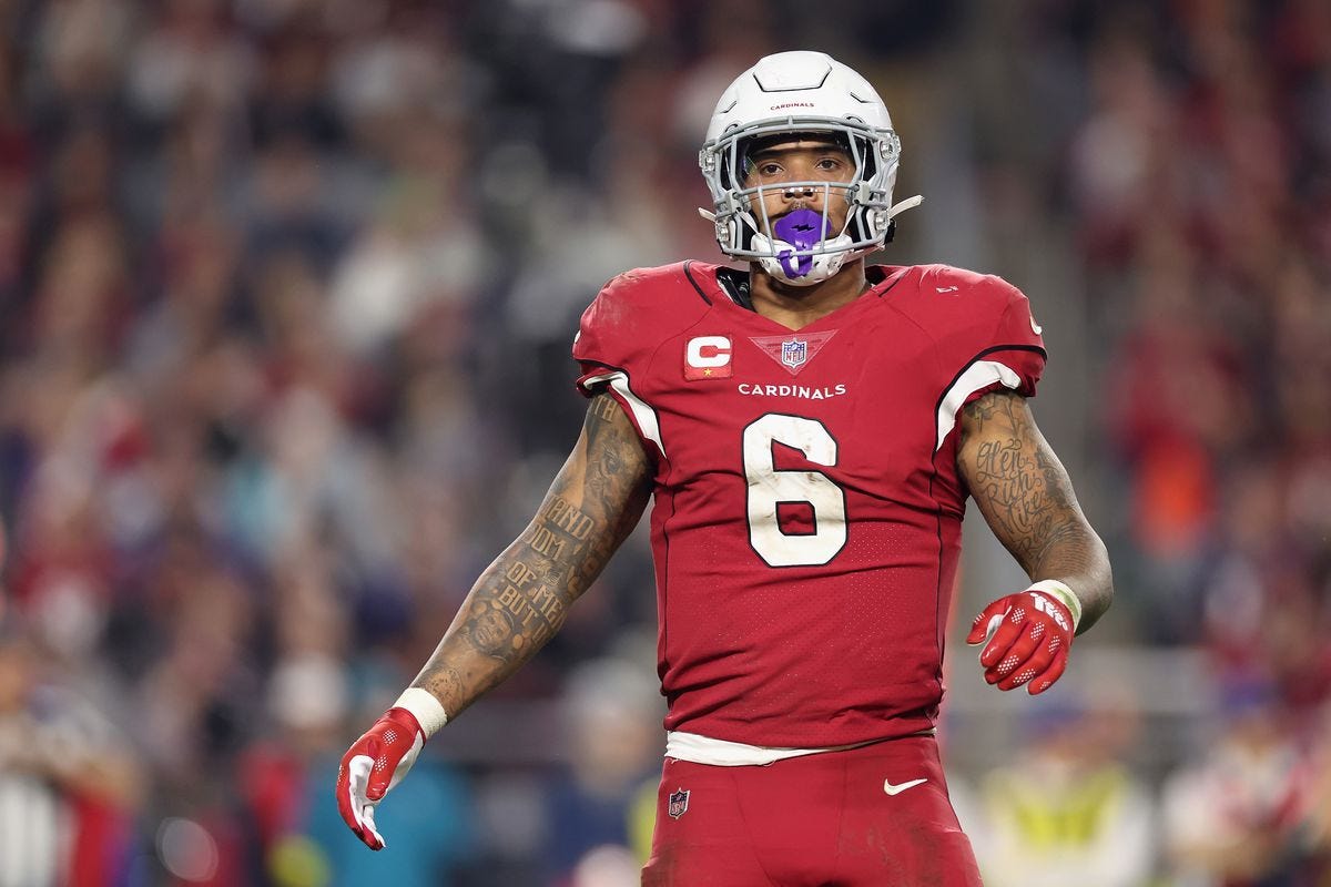 Arizona Cardinals running back James Conner ranked low heading into 2023 -  Revenge of the Birds