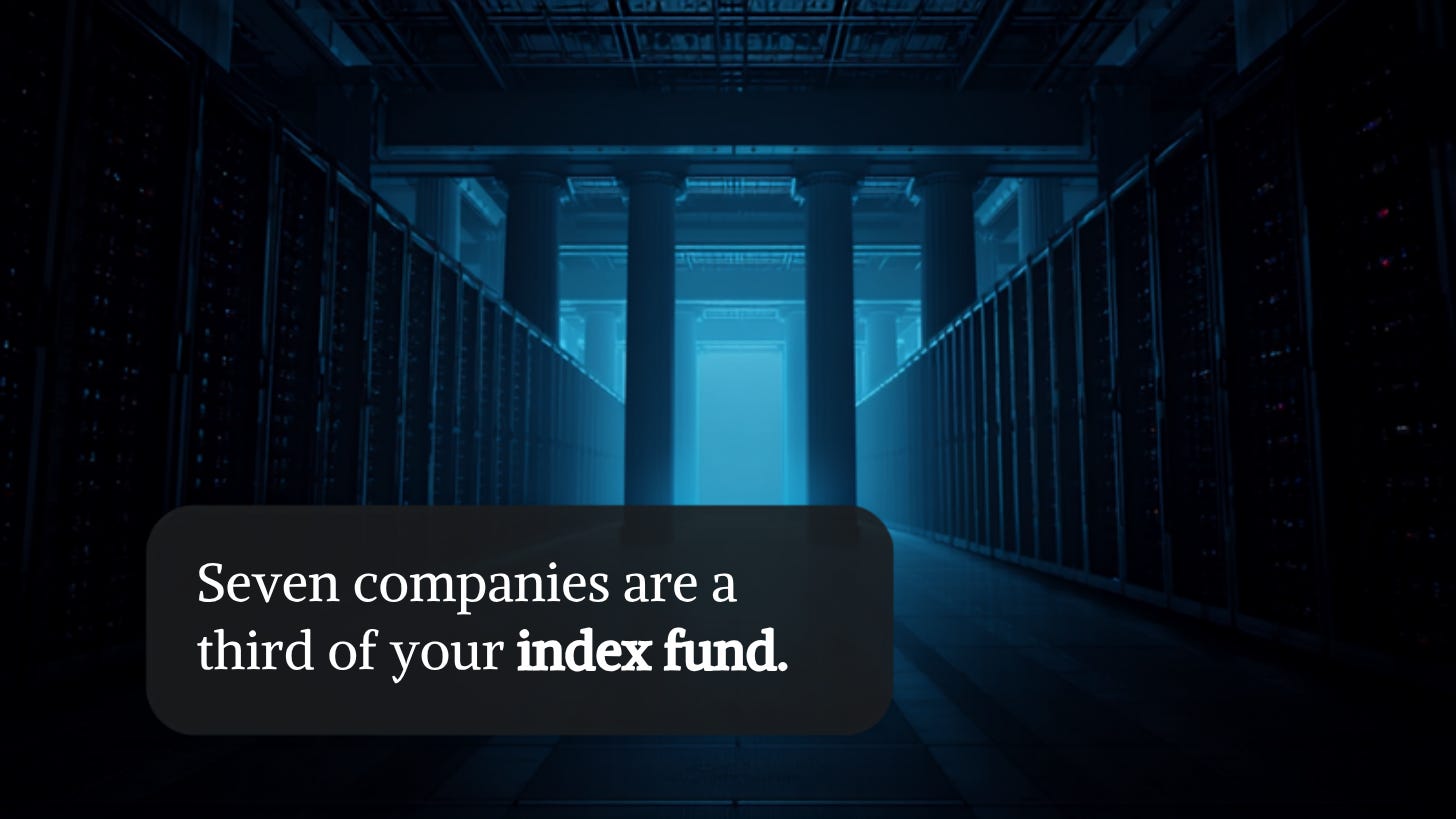 Seven companies are a third of your index fund. The AI labs just asked to slow down Seven companies are a third of your index fund. The AI labs just asked to slow down