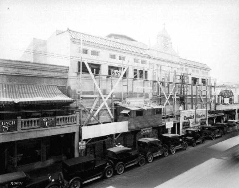 Cover: The Capitol Theater under construction in 1926. Courtesy of Florida State Archives.