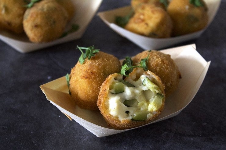 Lo nuestro con las croquetas es vicio, incluso con calabacín