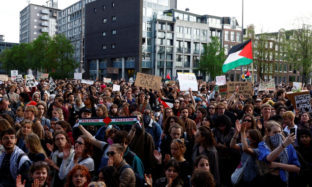 Why have student protests against Israel's war in Gaza gone global? |  Israel-Gaza war | The Guardian