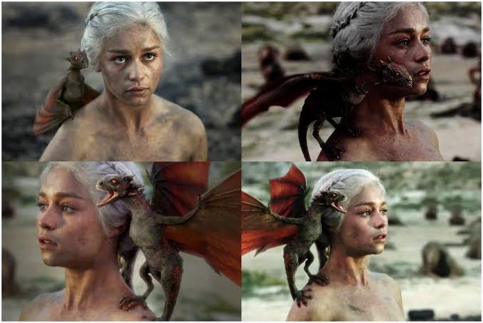 13 years ago today on Game of Thrones,Daenerys' dragons are born, one of  the best scenes in tv history. #houseofthedragon #gameofthrones