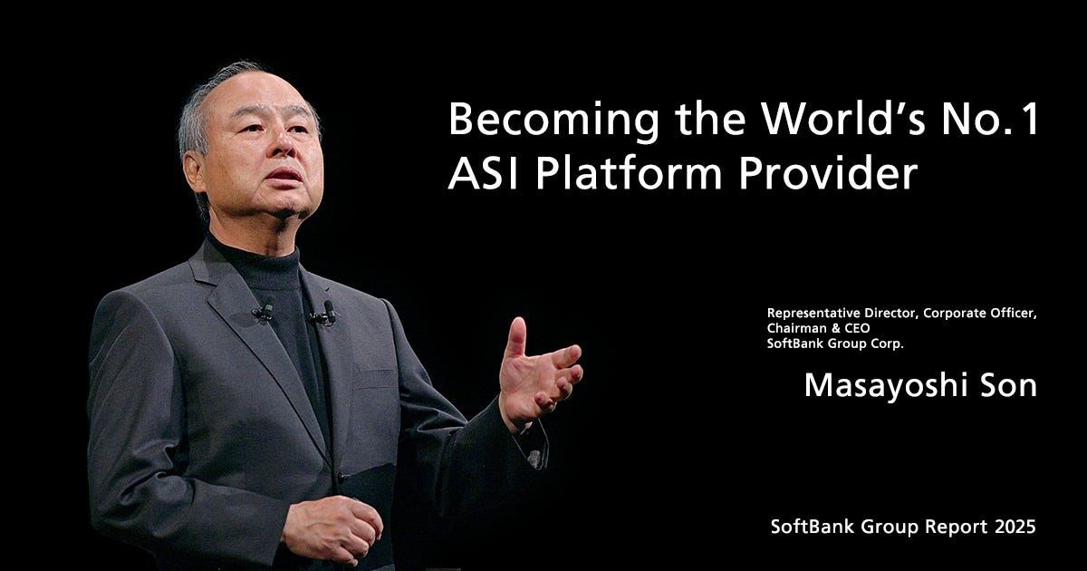 CEO Message(Masayoshi Son)—SoftBank Group Report 2025 | SoftBank Group Corp.