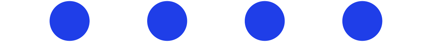 A four-dotted blue ellipses