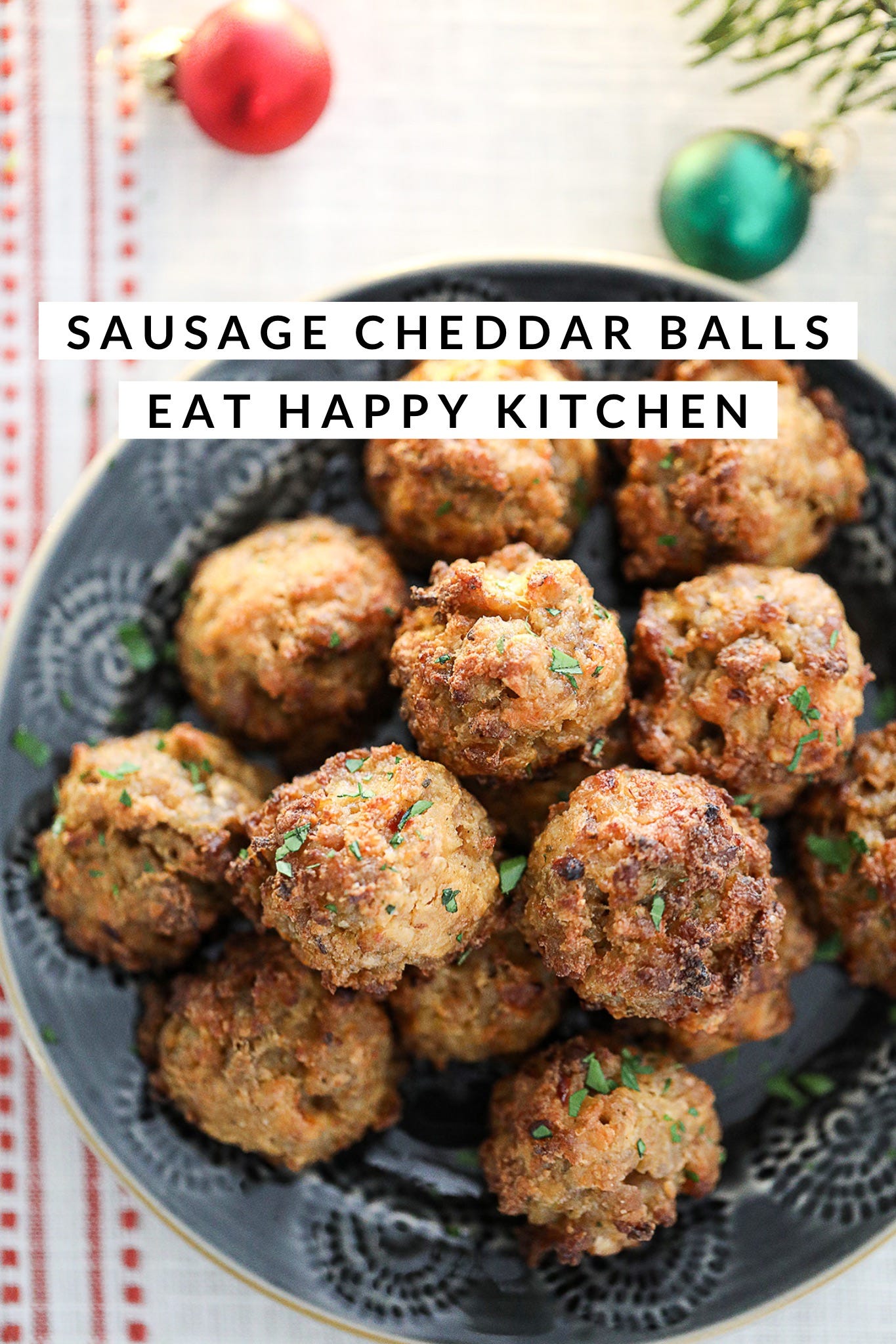Sausage Cheddar Balls By Anna Vocino