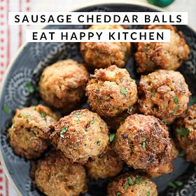 Zen Holiday Eating and Sausage Cheddar Balls