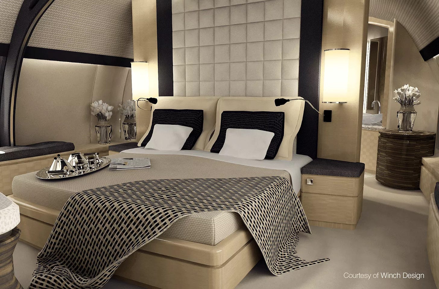 Boeing 787 Private Jet Interior
