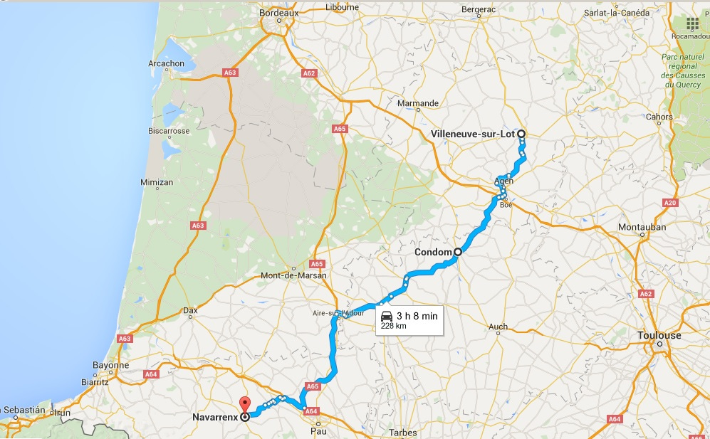Etapa de Villeneuve a Navarrenx