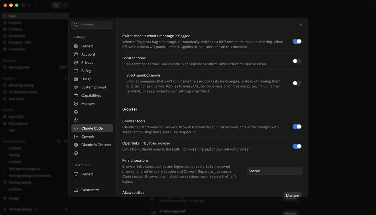 Claude Code bekommt einen lokalen Sandbox-Modus für Desktop
