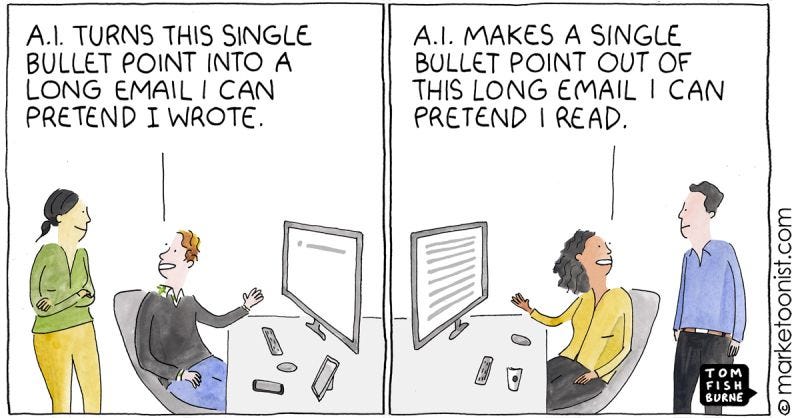 “AI Written, AI Read” - new cartoon and post