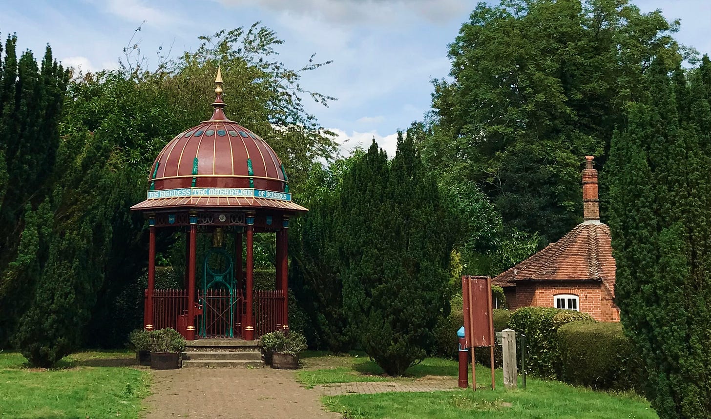 The Well Cottage was built with a view to providing funds for the well’s maintenance