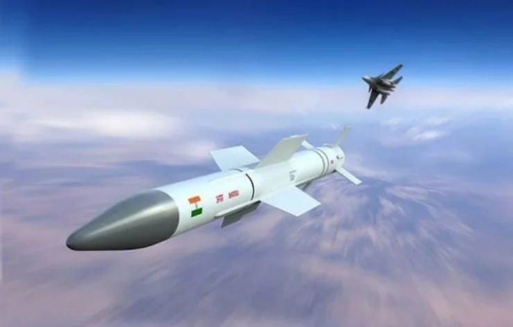 Data Reveals India's Astra Mk3 Missile Boasts 20% Higher Ramjet Efficiency  Than European Meteor, Enhancing Range and Speed | Defence News India