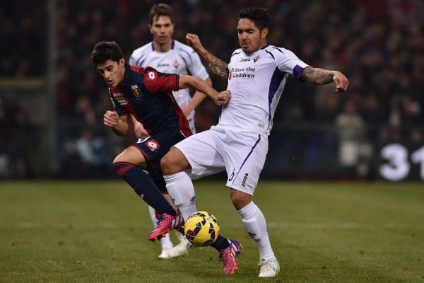 fiorentina draws with genoa serie a soccer 2015 images fiorentina draws with genoa serie a soccer 2015 images