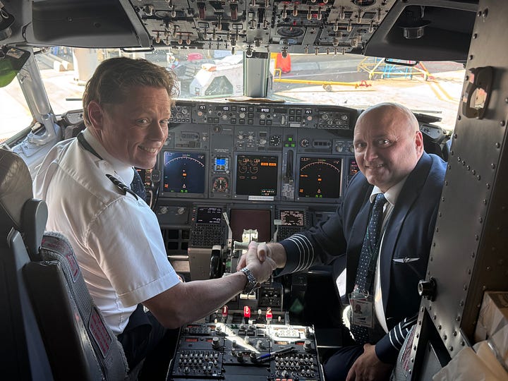 That handshake says so many things, but its deepest meaning is that he would put his family on my airplane