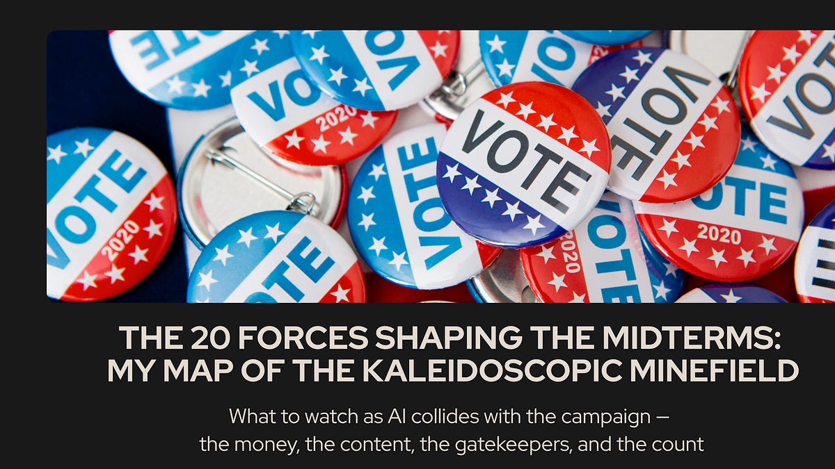The Kaleidoscopic Minefield: 20 AI Vectors Reshaping the 2026 Midterms