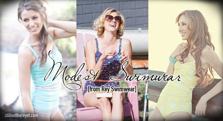 Modest, beautiful swimwear from Rey Swimwear