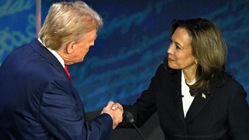 Trump, Harris present starkly different visions in combative presidential  debate