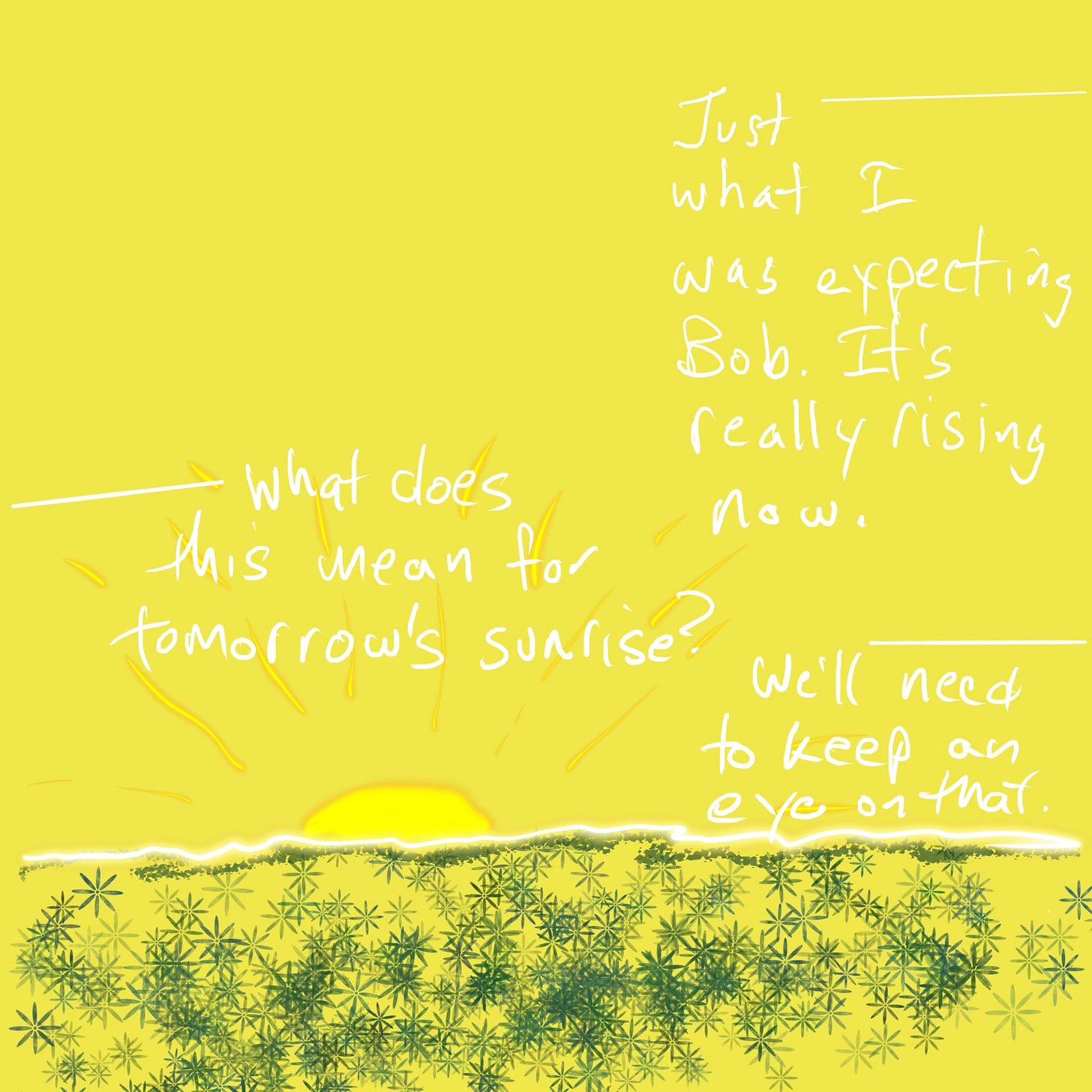 play-by-play narrative of sunrise